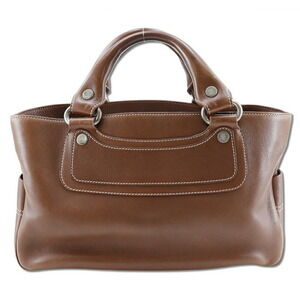 Celine Boogie Bag handbag brown calfskin leather open top